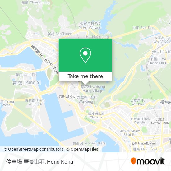 停車場-華景山莊地圖