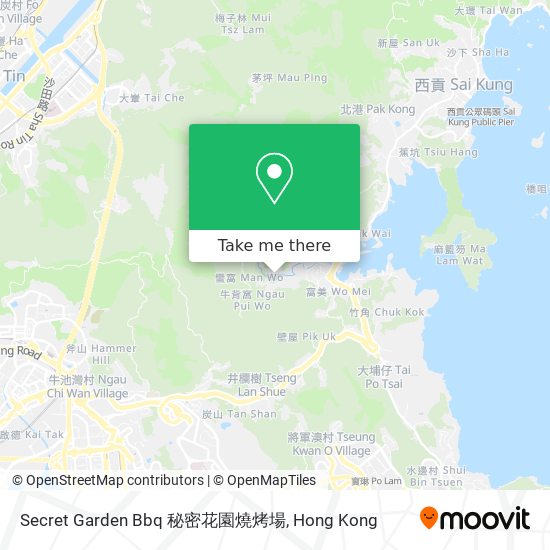Secret Garden Bbq 秘密花園燒烤場 map