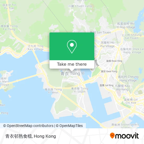 青衣邨熟食檔地圖