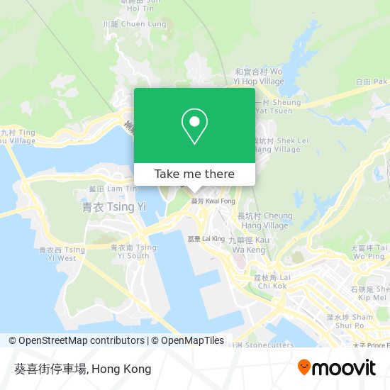 葵喜街停車場地圖