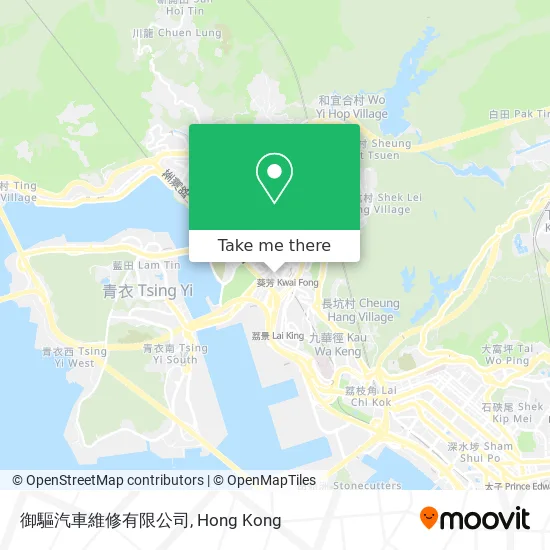 御驅汽車維修有限公司 map