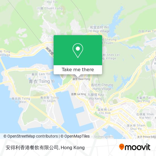 安得利香港餐飲有限公司 map