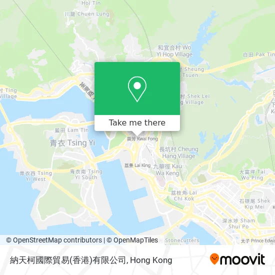 納天柯國際貿易(香港)有限公司 map