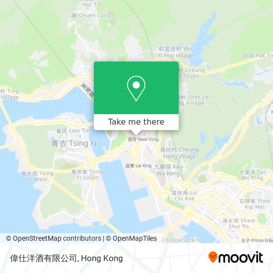 偉仕洋酒有限公司 map