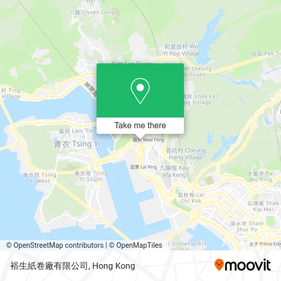 裕生紙卷廠有限公司 map