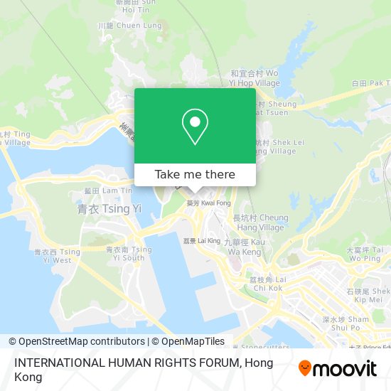 INTERNATIONAL HUMAN RIGHTS FORUM map