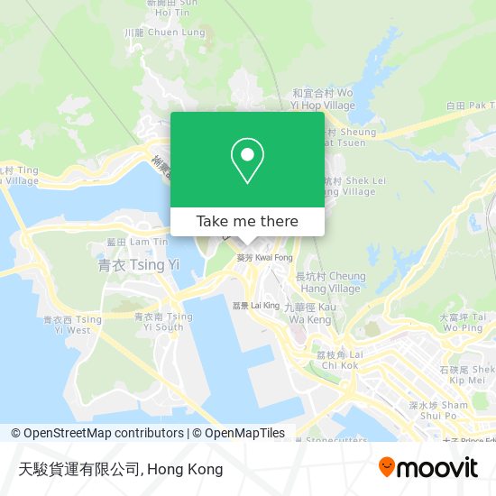 天駿貨運有限公司 map