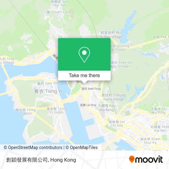 創穎發展有限公司地圖