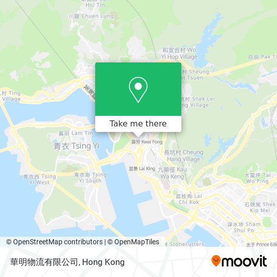 華明物流有限公司 map