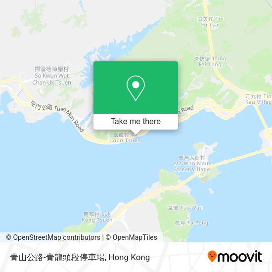 青山公路-青龍頭段停車場地圖