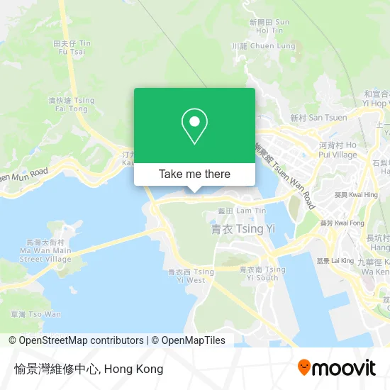 愉景灣維修中心地圖