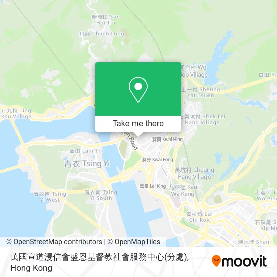 萬國宣道浸信會盛恩基督教社會服務中心(分處) map