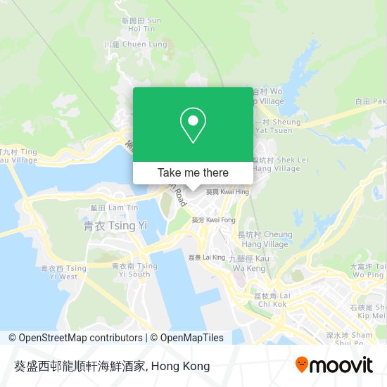 葵盛西邨龍順軒海鮮酒家 map