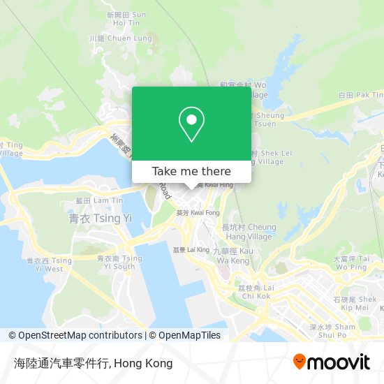 海陸通汽車零件行地圖