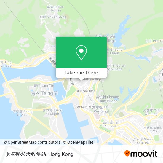 興盛路垃圾收集站 map