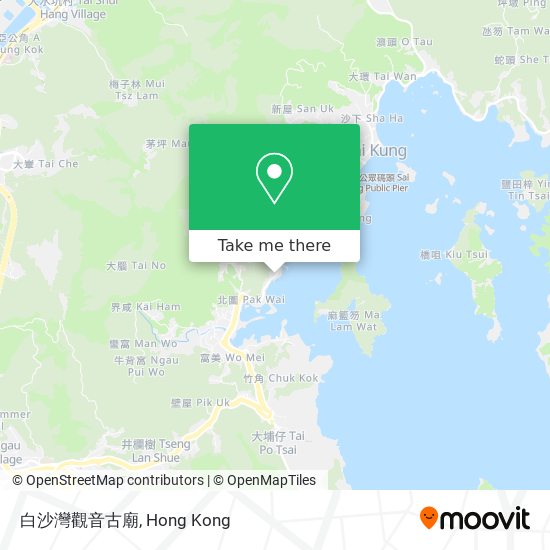 白沙灣觀音古廟 map