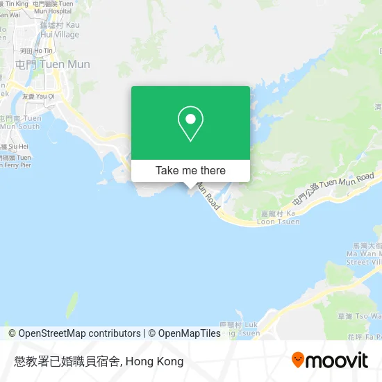 懲教署已婚職員宿舍地圖