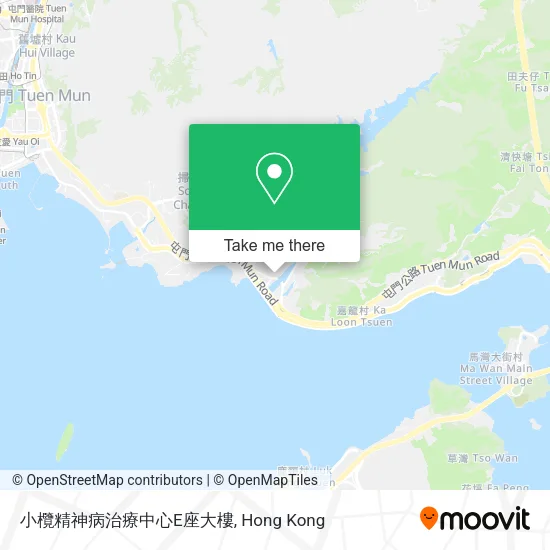 小欖精神病治療中心E座大樓地圖