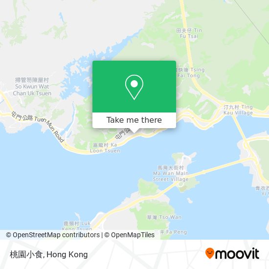 桃園小食 map
