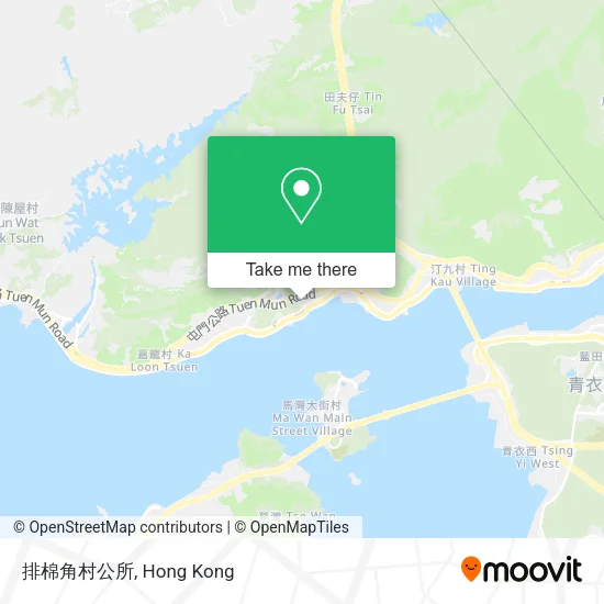排棉角村公所 map