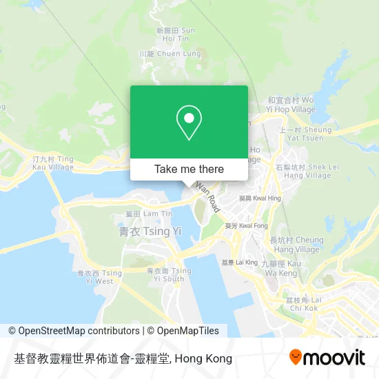 基督教靈糧世界佈道會-靈糧堂地圖