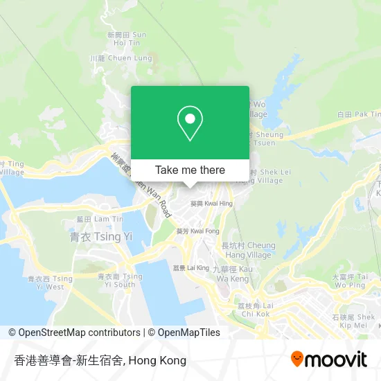 香港善導會-新生宿舍 map