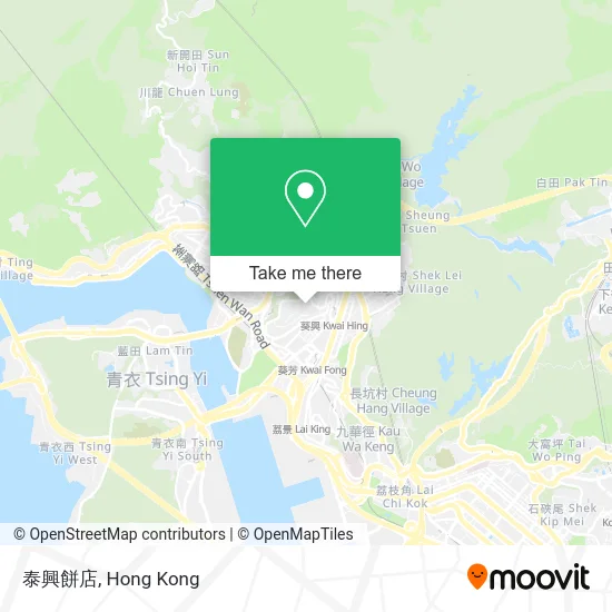 泰興餅店 map