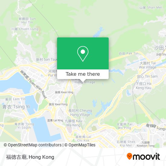 福德古廟 map