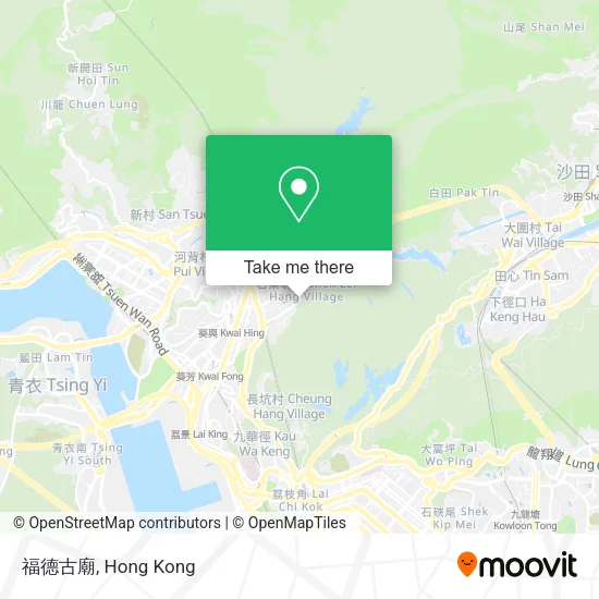 福德古廟 map