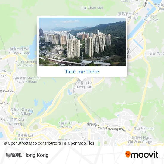 顯耀邨 map