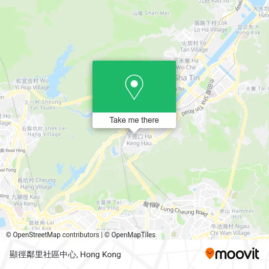 顯徑鄰里社區中心地圖
