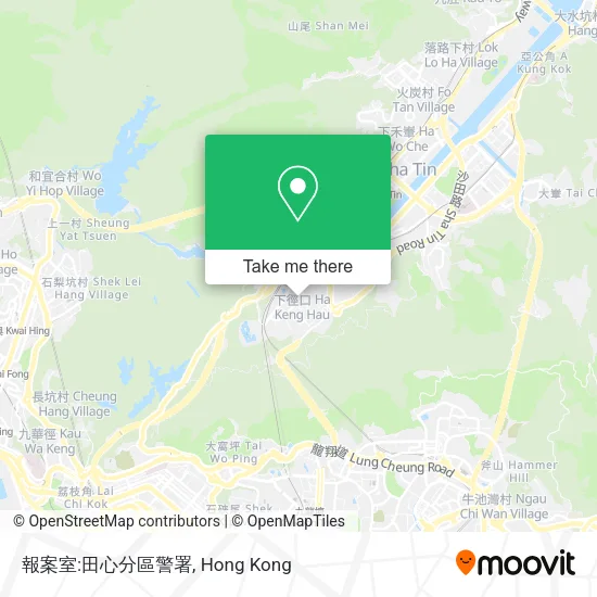 報案室:田心分區警署地圖