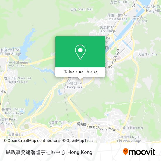 民政事務總署隆亨社區中心 map