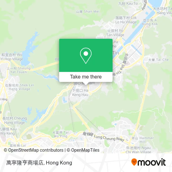 萬寧隆亨商場店地圖