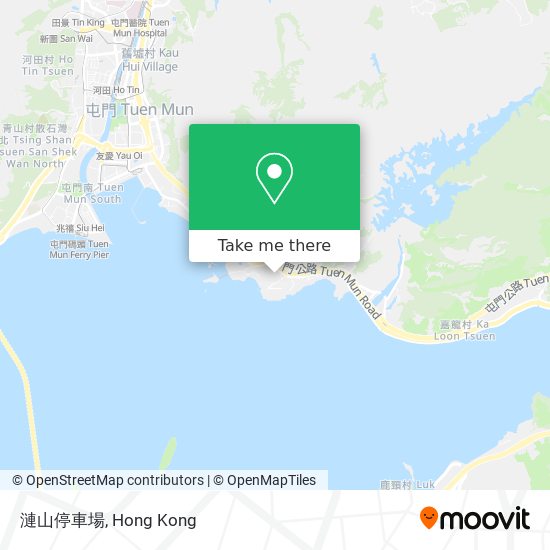 漣山停車場 map