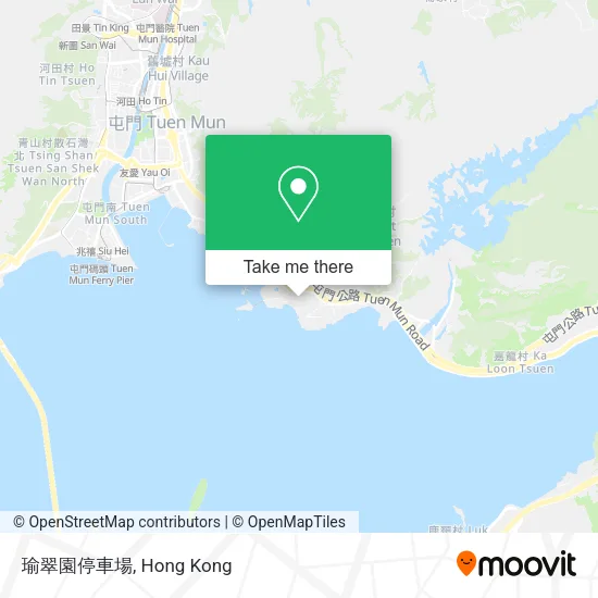 瑜翠園停車場地圖