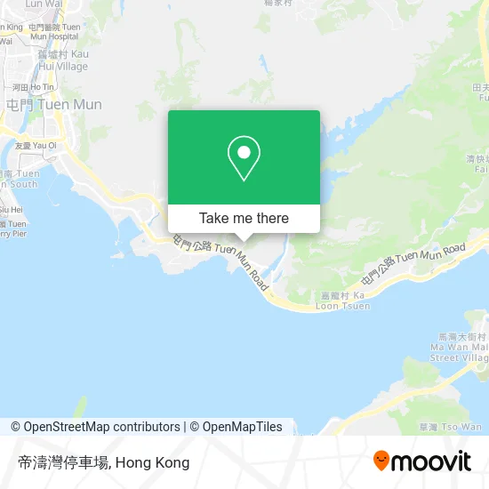 帝濤灣停車場 map