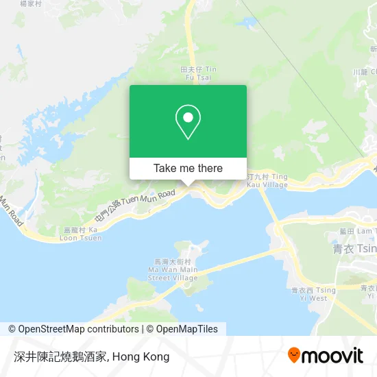 深井陳記燒鵝酒家地圖