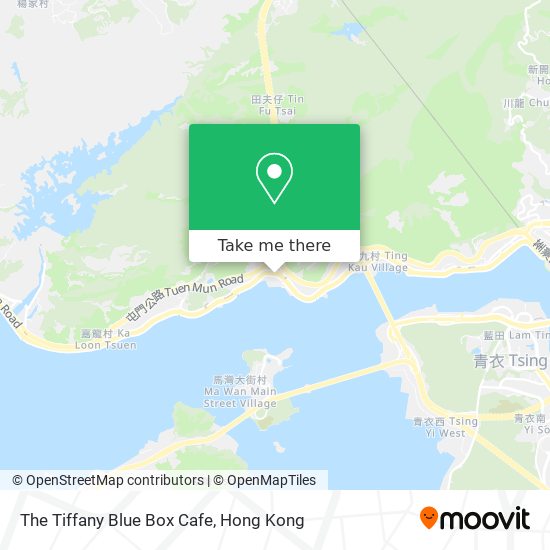 The Tiffany Blue Box Cafe map