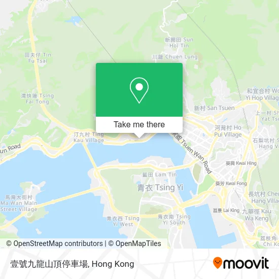 壹號九龍山頂停車場 map