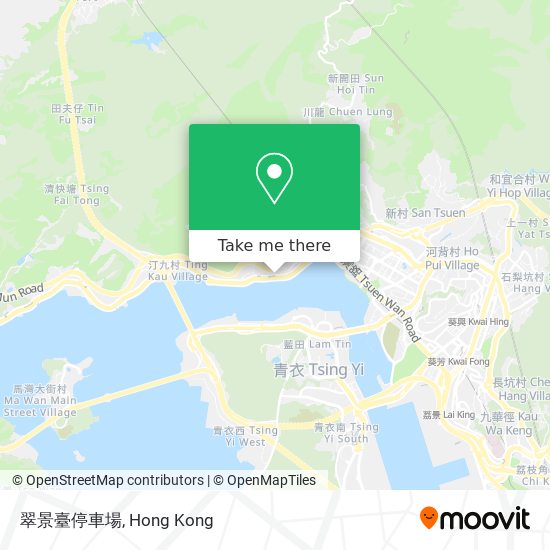 翠景臺停車場 map