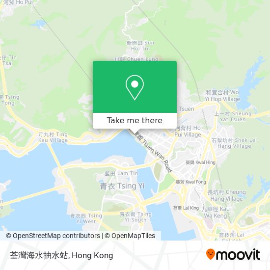 荃灣海水抽水站 map