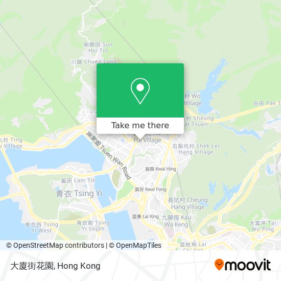 大廈街花園地圖