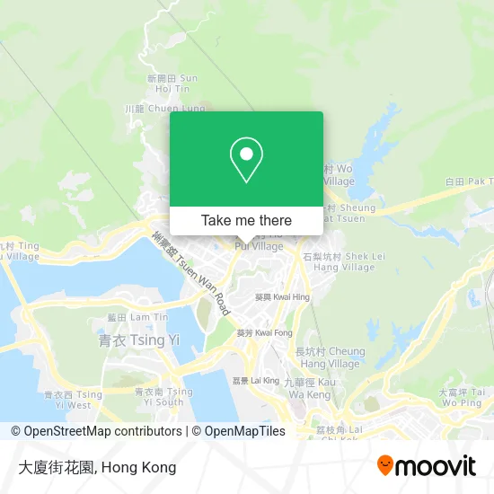 大廈街花園地圖