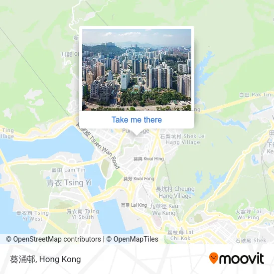 葵涌邨 map