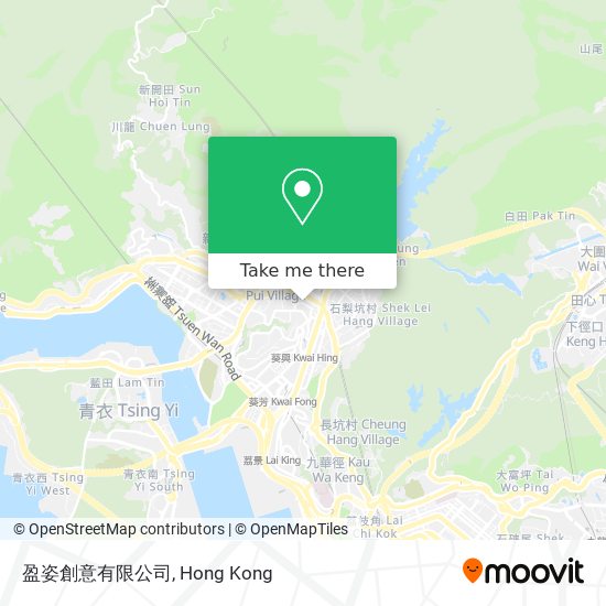 盈姿創意有限公司 map