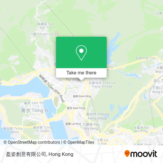 盈姿創意有限公司 map