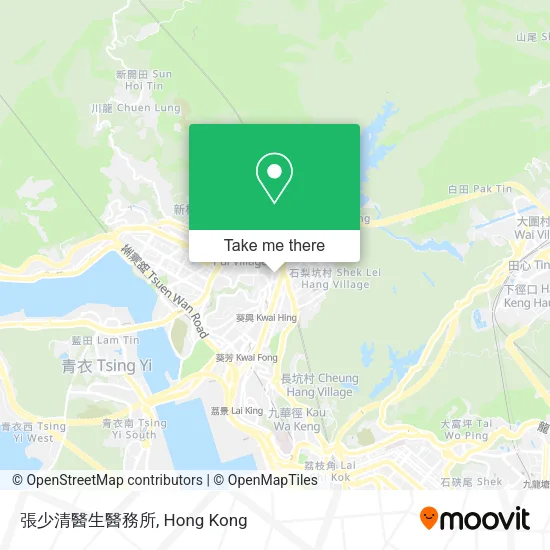 張少清醫生醫務所地圖