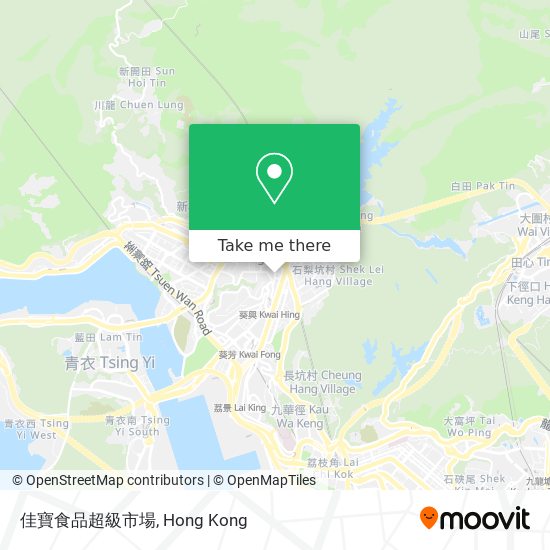 佳寶食品超級市場 map