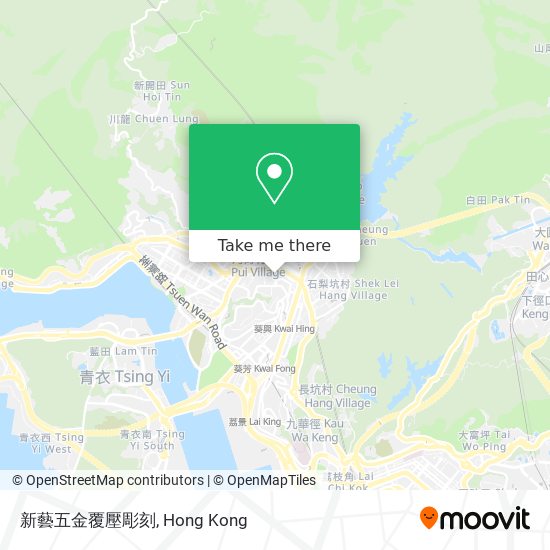 新藝五金覆壓彫刻 map